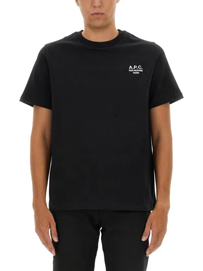 A.p.c. A. P.c. Standard Regular Fit T-shirt In Black