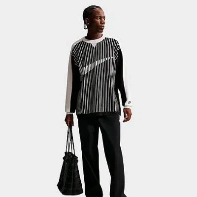 Nike Jersey Sweater In Black