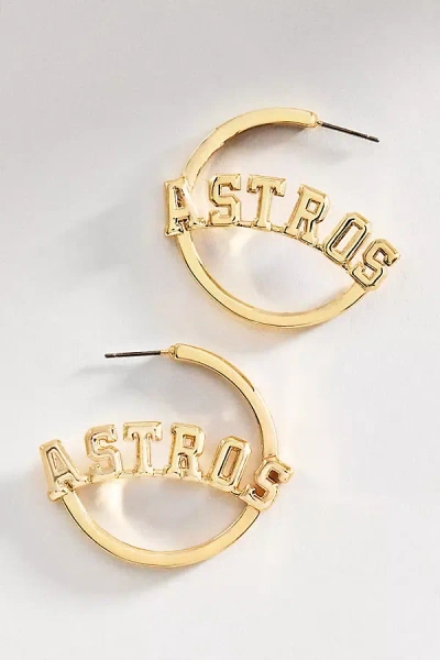 Baublebar Mlb Wordmark Hoop Earrings In Orange