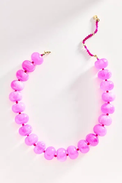 Baublebar Joan Semi-precious Beaded Necklace In Pink