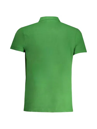 Cavalli Class Embroidered-logo Polo Shirt In Green