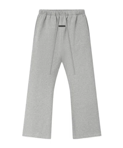 Essentials Embroidered Drawstring Trousers In Gray
