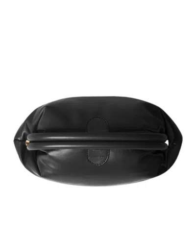 Stella Mccartney Chain Strap Clutch Bag Soft Structure In Black