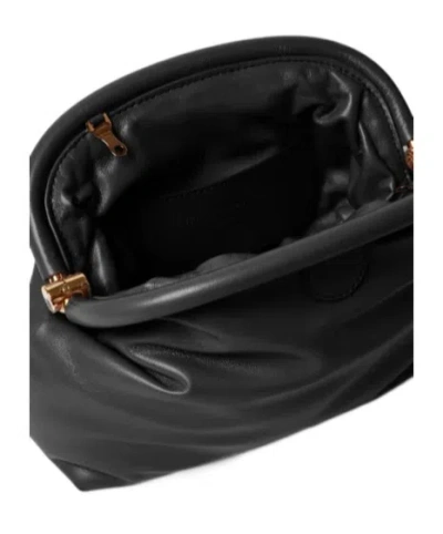 Stella Mccartney Chain Strap Clutch Bag Soft Structure In Black
