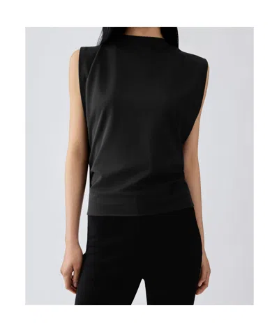 Jacquemus Marcel Open-back Blouse In Black