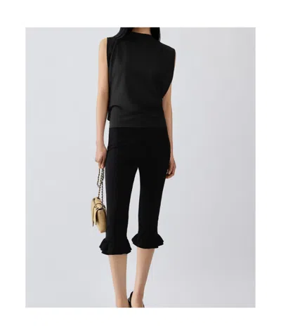 Jacquemus Marcel Open-back Blouse In Black