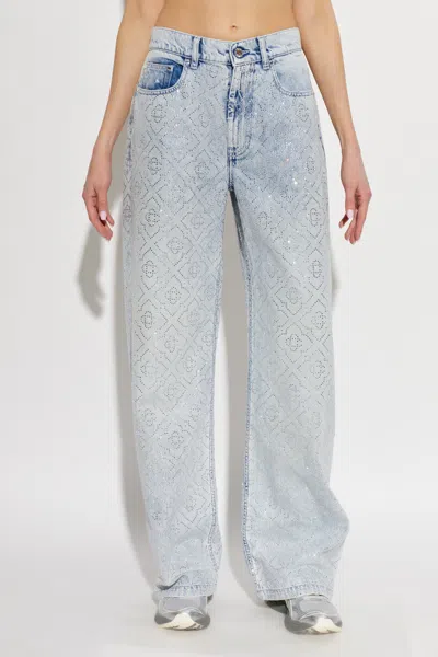 Casablanca Belt Loop Jeans In Blue