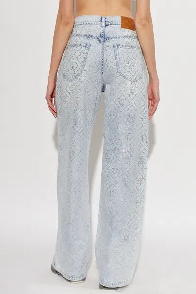 Casablanca Belt Loop Jeans In Blue