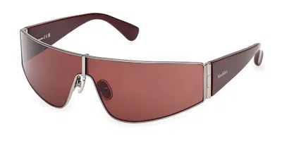 Max Mara Shield Sunglasses In Brown