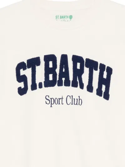 Mc2 Saint Barth Logo-print Sweatshirt In White