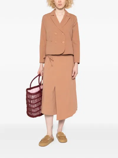 Niū Double-breasted Jacket In Pink