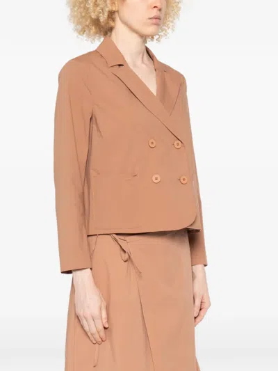 Niū Double-breasted Jacket In Pink