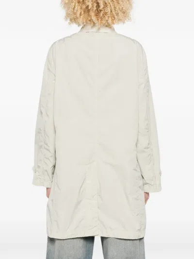 Aspesi Buttoned Coat In Gray