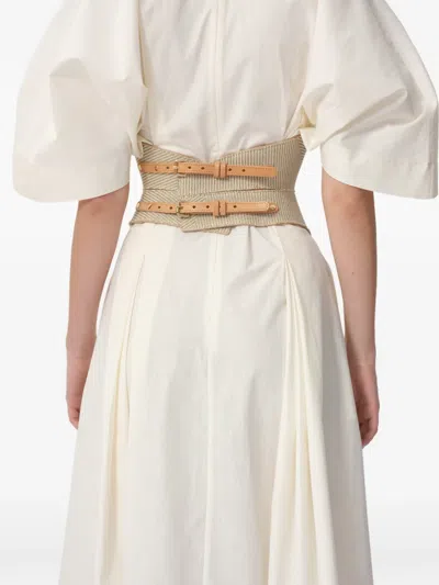 Concepto Luxe Corset Belt In Neutral
