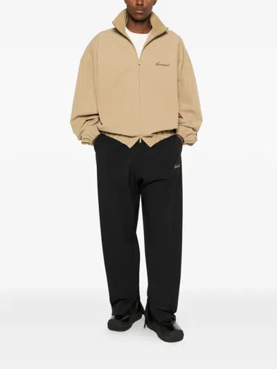 Essentials Logo-embroidered Jacket In Neutral