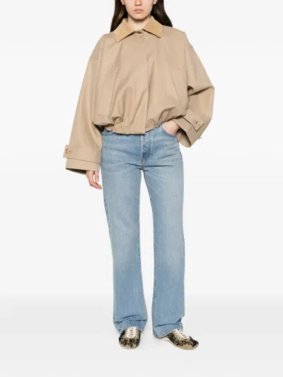 Frame Vertical Jeans In Blue