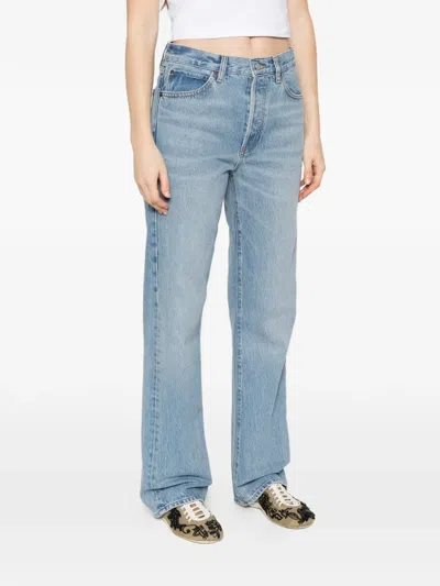 Frame Vertical Jeans In Blue