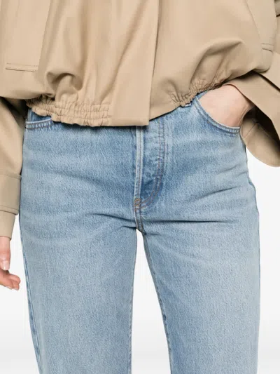 Frame Vertical Jeans In Blue