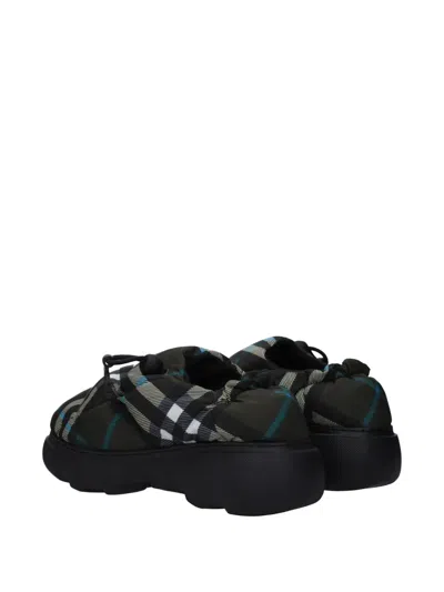 Burberry Pillow Mules In Black