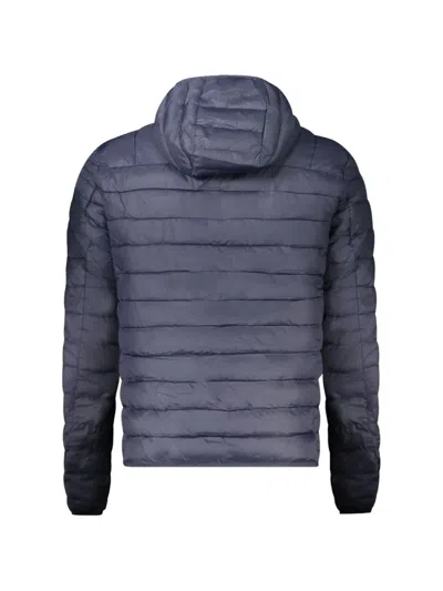 Cavalli Class Blue Polyester Men Jacket In Blue