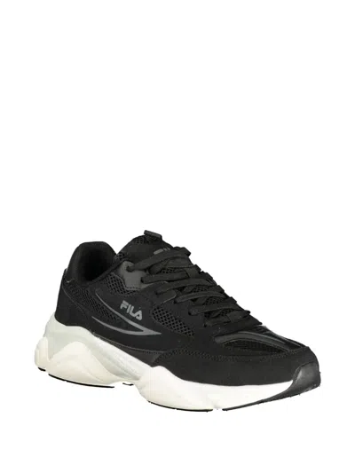 Fila Black Polyurethane Men Sneaker In Black