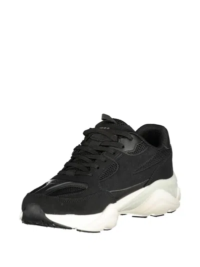 Fila Black Polyurethane Men Sneaker In Black