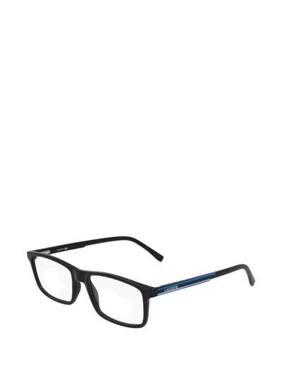Lacoste Rectangle-frame Glasses In Black