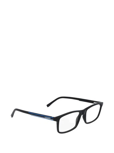 Lacoste Rectangle-frame Glasses In Black