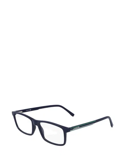 Lacoste Rectangle-frame Glasses In Black