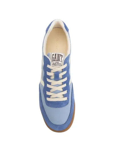 Gant Stripe-panel Sneakers In Blue
