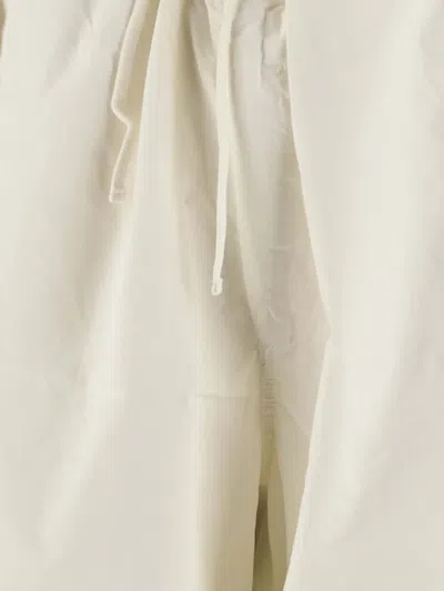 Autry Solid Color Nylon Pants With Adjustable Ankle In Neutral