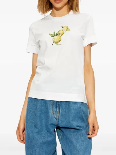 Givenchy Logo-print Cotton T-shirt In White