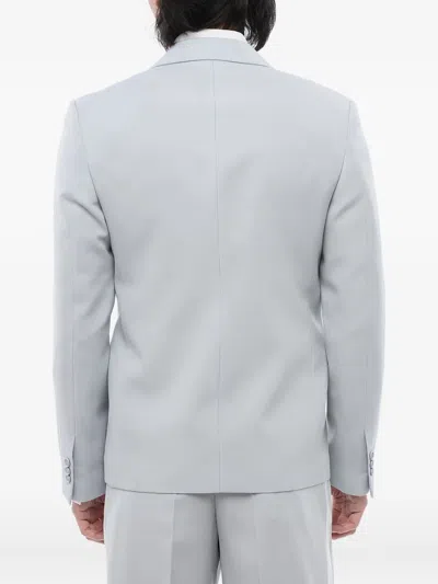 Off-white Single-breasted Blazer In Blue