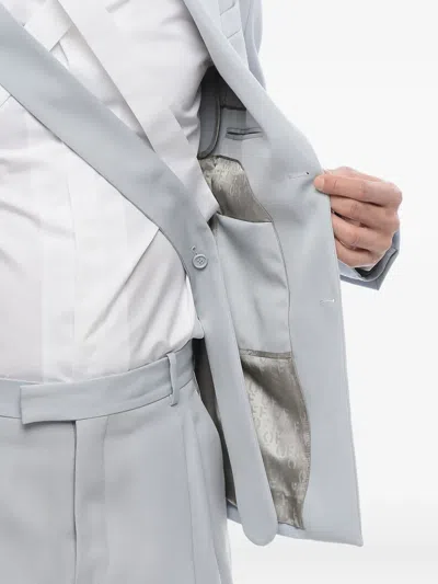 Off-white Single-breasted Blazer In Blue