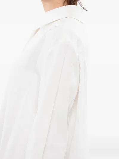 Jil Sander Button-down Drawstring Dress In Multi