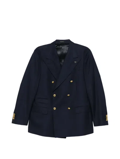 Gabriele Pasini Tailored Wide Lapels Double-breasted Blazer In Blue