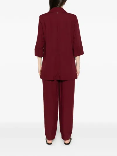 Dixie Single-breasted Suit In Red