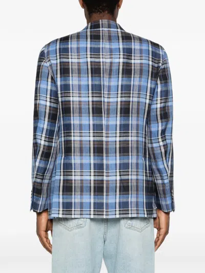 Gabriele Pasini Check-pattern Notched-lapel Blazer In Multi