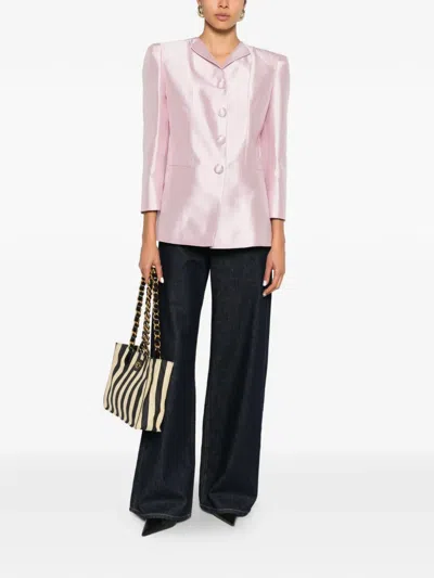 Valentino Buttoned Jacket In Multi