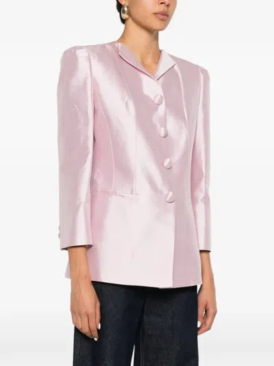 Valentino Buttoned Jacket In Multi