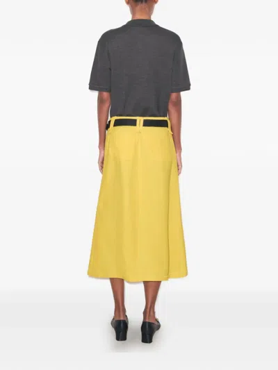 Tory Burch Oversized Silk Polo In Multi