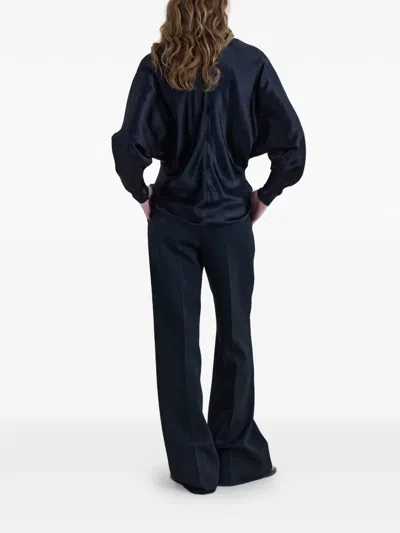 Fforme Gemma Satin Top In Black