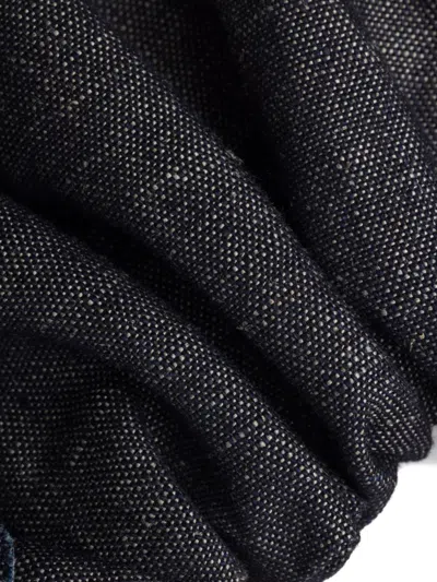 Prada Denim Scrunchie In Black