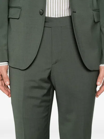 Manuel Ritz Buttoned Suit In Green