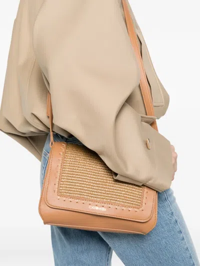 Cafènoir Raffia-effect Shoulder Bag In Pattern