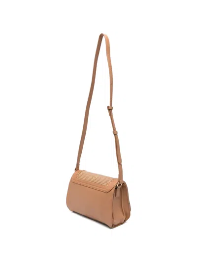 Cafènoir Raffia-effect Shoulder Bag In Pattern