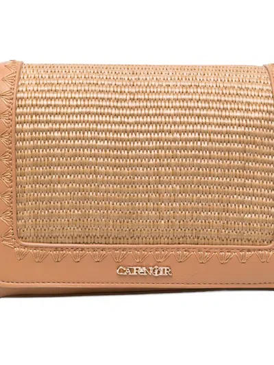 Cafènoir Raffia-effect Shoulder Bag In Pattern