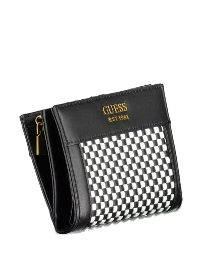 Guess Usa Check-pattern Wallet In Multi