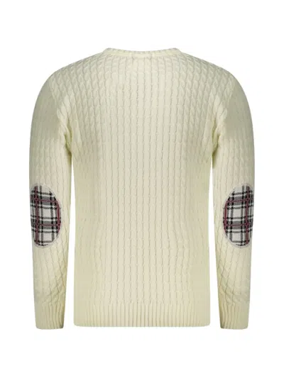 U.s. Grand Cable-knit Elbow-patch Jumper In Multi