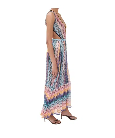 Missoni Zigzag-pattern Maxi Dress In Multi